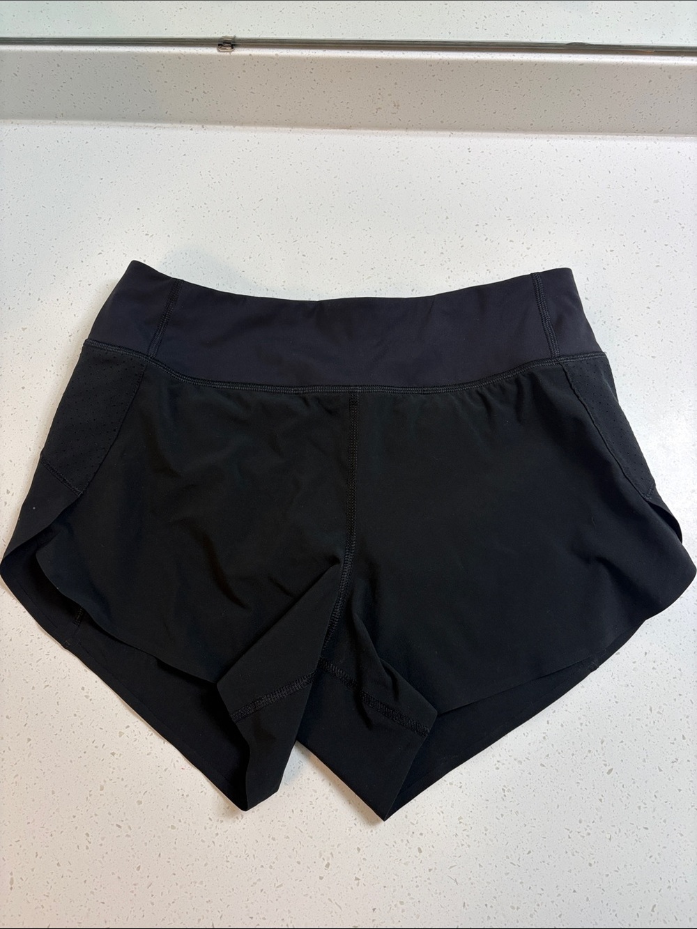 Athleta Run With It 3.5” Black Athletic Shorts Size XS